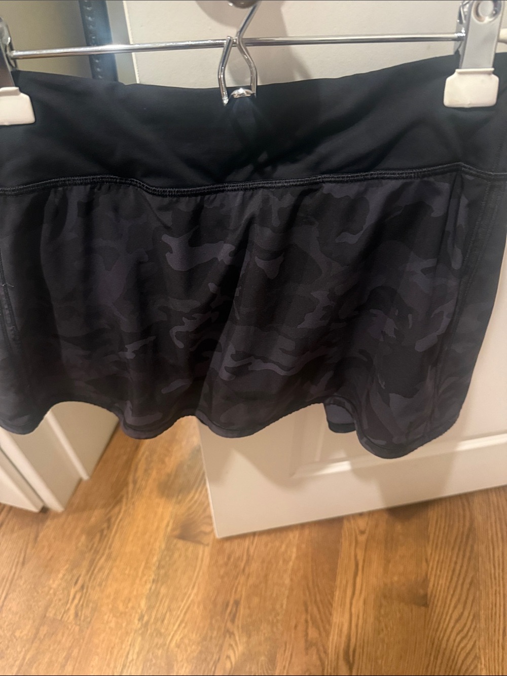 lululemon athletica Black Camo Athletic Skort